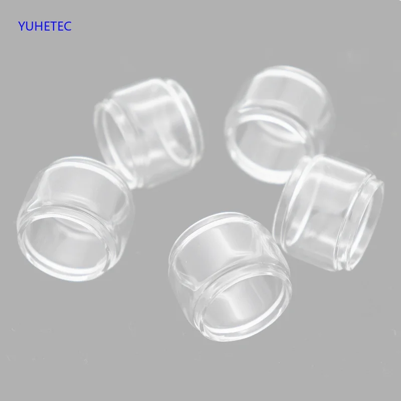 

5pcs YUHETEC Replacement Fat Glass Tank for Wotofo Bravo RTA bubble glass Fatboy Tube