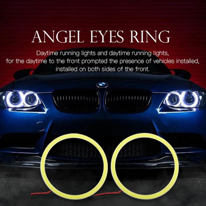 1pcs 60mm Car Angel Eyes Led Car Halo Ring Lights Led Angel Eyes