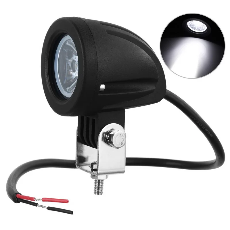 exLED 10W 800Lm 6500K Car auxiliary lights work lights waterproof white