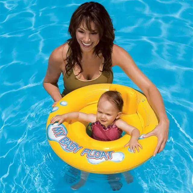 Best Offers Baby Infant Kids Inflatable Swimming Ring Toddler Seat Pool Float Bath Water Fun Bathing Swim Trainer Toy Swim Pool Accessories
