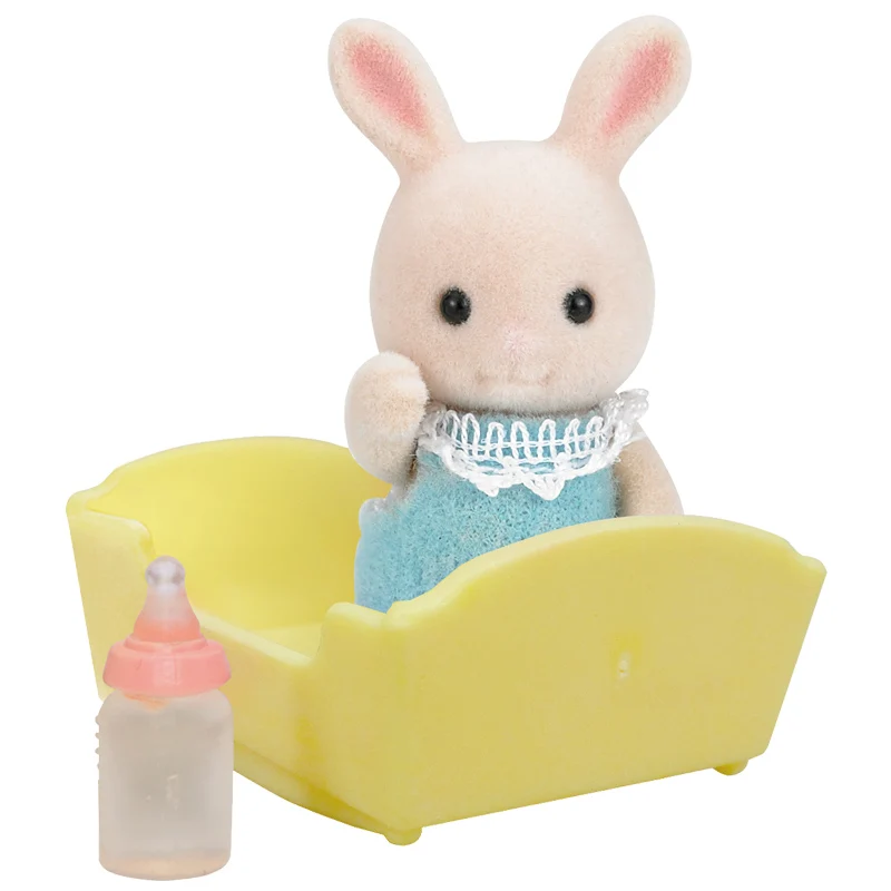 Sylvanian Families молочный Кролик Детский набор кукольный домик животные пушистые игрушки Фигурки подарок для девочки Новинка 5063