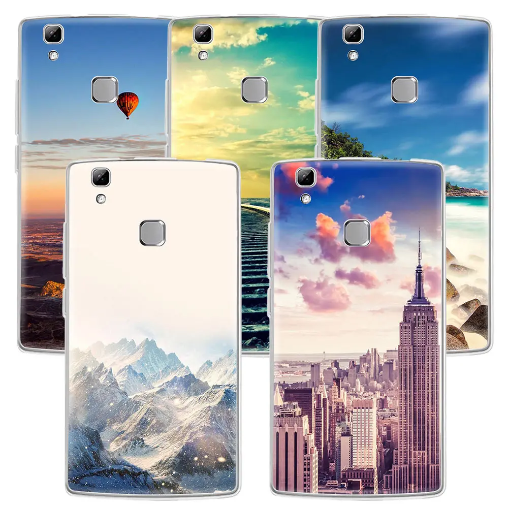 

Nature Clear Landscape Phone Case for Doogee mix2 X10 20 30 Shoot1 2 BL5000 7000 mix Mountain City NEW TPU Soft Back Cover