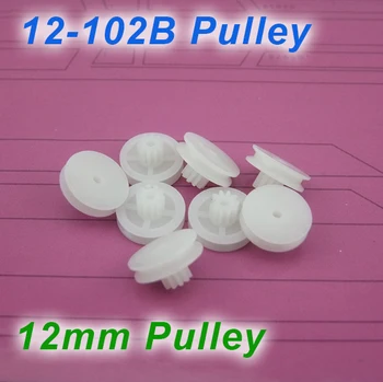 

10 Pieces/Lot, 1210T2B Belt Pulley, 12mm Belt Pulley with 10 Teeth Gear, Used for Model Car / Boat / Robot/ DIY Toys