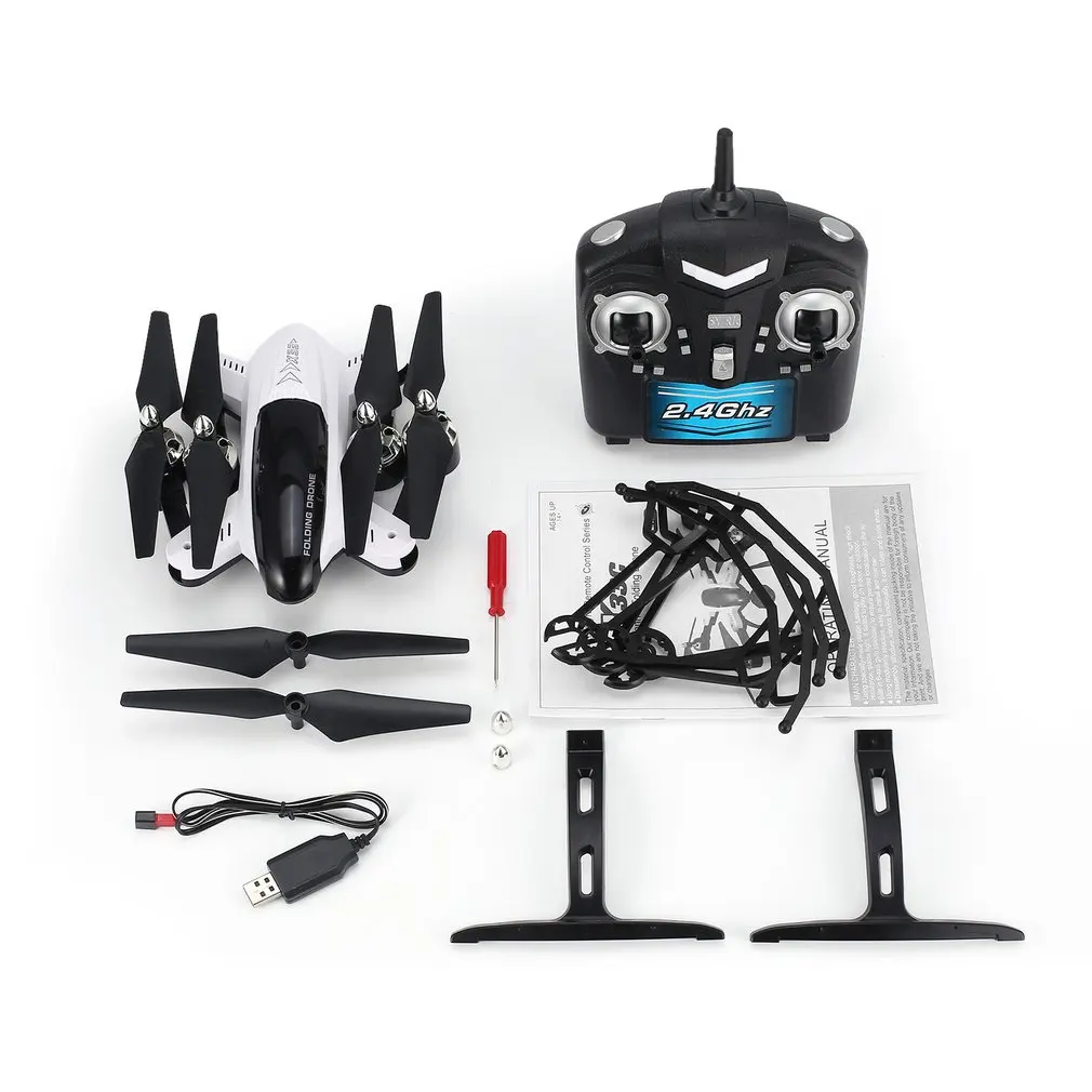 

x33c-1 Foldable Smart RC 2.4G RC Quadcopter Drone Aircraft with Altitude Hold Headless Mode 3D Flips One Key Take Off