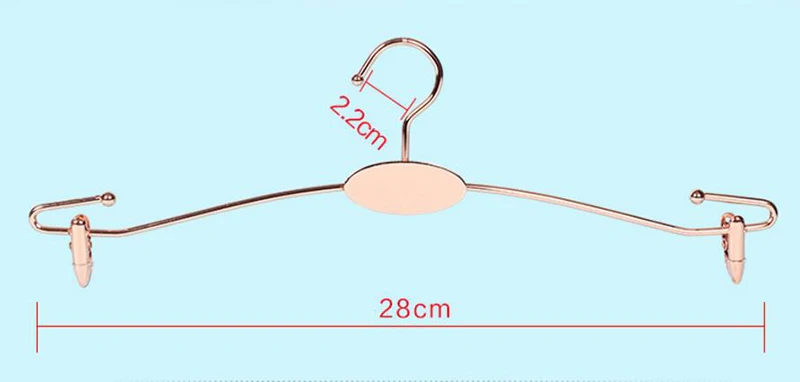Вешалка для нижнего белья Hangerlink из золотистого металла вешалка бюстгальтера с 2