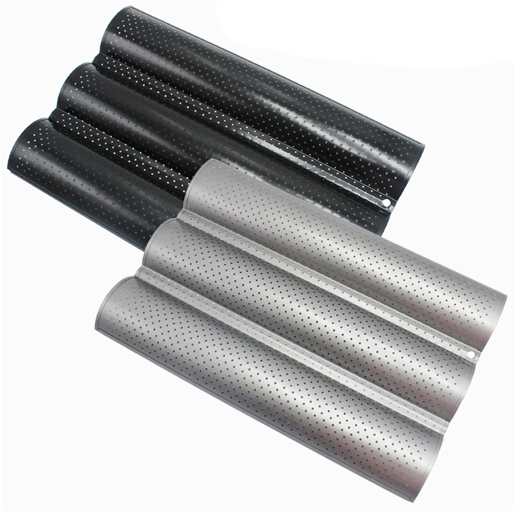 French Bread Baking Mold Bread Wave Baking Tray Practical Cake Baguette Mold Pans 2/3/4 Groove Waves Bread Baking Tools French Bread Baking Mold Bread Wave Baking Tray Practical Cake Baguette Mold Pans 2/3/4 Groove Waves Bread Baking Tools
