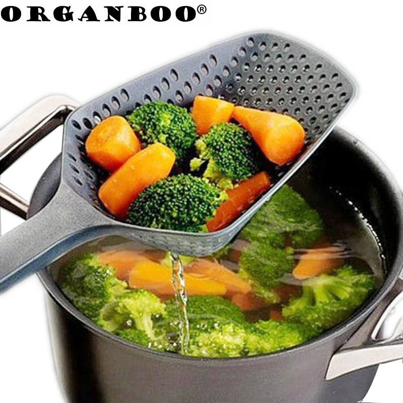 ORGANBOO кухонные аксессуары 1 шт. гаджеты нейлоновое сито совок дуршлаг слив овощи