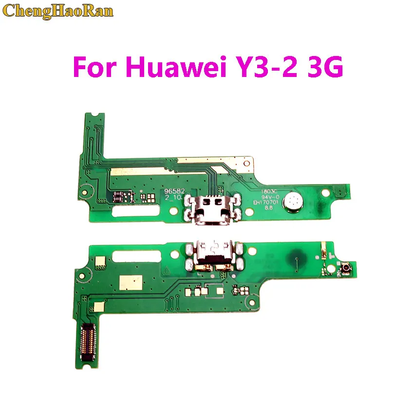 ChengHaoRan для huawei mate s 7 8 9 10 9pro Y3-2 3g 4G Google nexus 6p USB разъем док-станция разъем зарядка Нижняя плата гибкий кабель - Цвет: for huawei Y3-2 3G