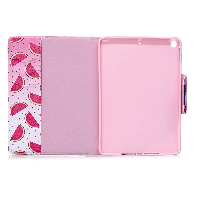 Soft Leather Case For New iPad 9.7 inch 2017 Colorful Painting Smart Cover Flip Case Protective Shell Auto Sleep Wake Up (19)