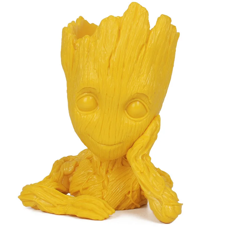 Color groot Baby Groot for Flowerpot Planter, Tree Man Pen Pot Trellis Flower Pot Figure Toys