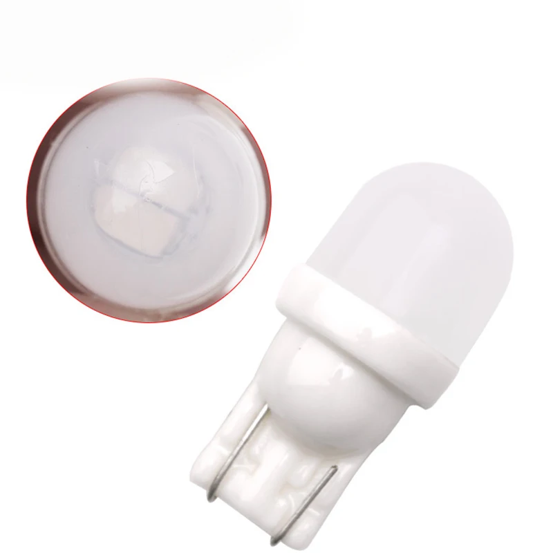 

YSY 100X 12V ceramic 2smd W5W 194 T10 2 LEDS SMD 5630 Lamp Car/Automotive wedge light bulb signal lighting Free shipping