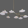 Plafonnier plafonnier suspendu moléculaire, ovni, design nordique post-moderne, luminaire décoratif d'intérieur, idéal pour un salon, une salle à manger, un salon ou une maison ► Photo 1/6