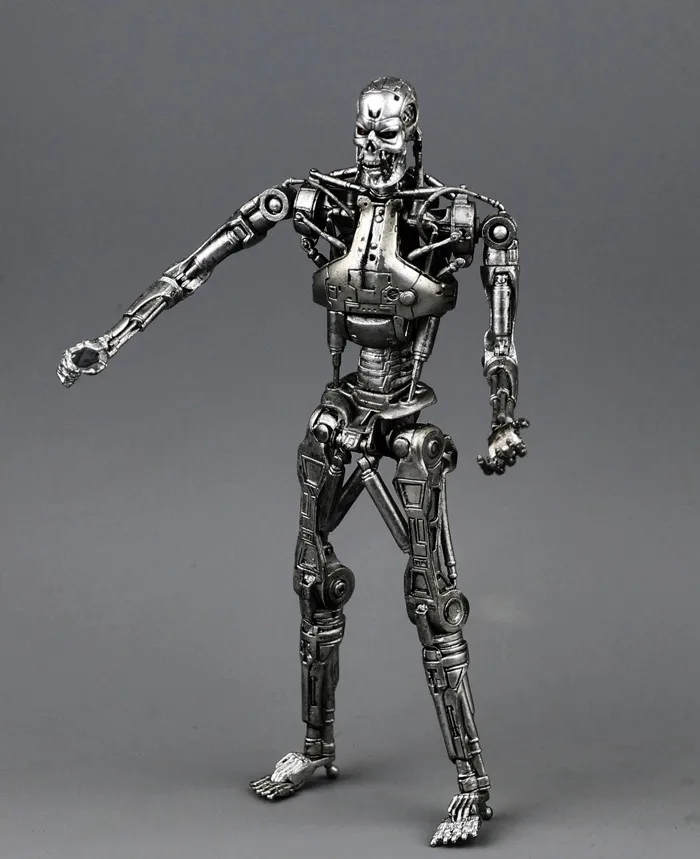 Новая коробка NECA Терминатор 2 фигурка T800 Cyberdyne Showdown ПВХ фигурка игрушка " 18 см