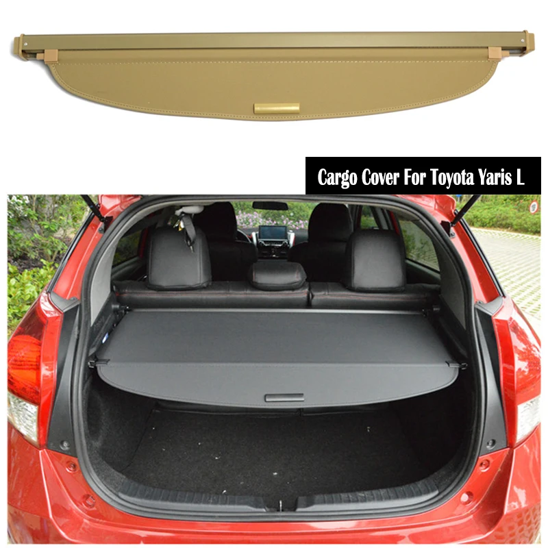 Rear Cargo Cover For TOYOTA Yaris L 2014 2015 2016 2017 2018 2019