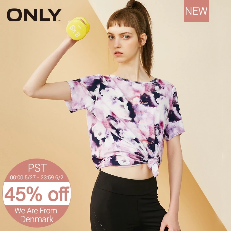 

ONLY PLAY Women's Spring & Summer Loose Fit Thin Short-sleeved T-shirt |118201518