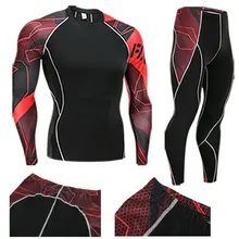 Новинка, мужское термобелье, базовый слой, спортивный костюм, теплые мужские зимние спортивные костюмы, компрессионная спортивная одежда, колготки, кальсоны 4XL