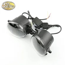 Fog Light For Toyota Corolla Avensis Camry Ractis Verso Prado RAV4 Fortuner Hilux Vigo Revo LED Fog Lamp + DRL high brightness 2015 2017 fortuner fog light free ship halogen fortuner headlight vios corolla camry hiace tundra sienna yaris fortuner day lamp