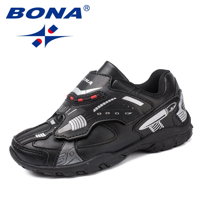 

BONA New Arrival Popular Style Children Casual Shoes Synthetic Boys Shoes Hook & Loop Girls Flats Fashion Sneakers Free Shipping