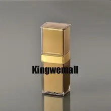 100 шт/партия емкость 30 мл акриловый лосьон Квадратная бутылка, косметический контейнер FA05