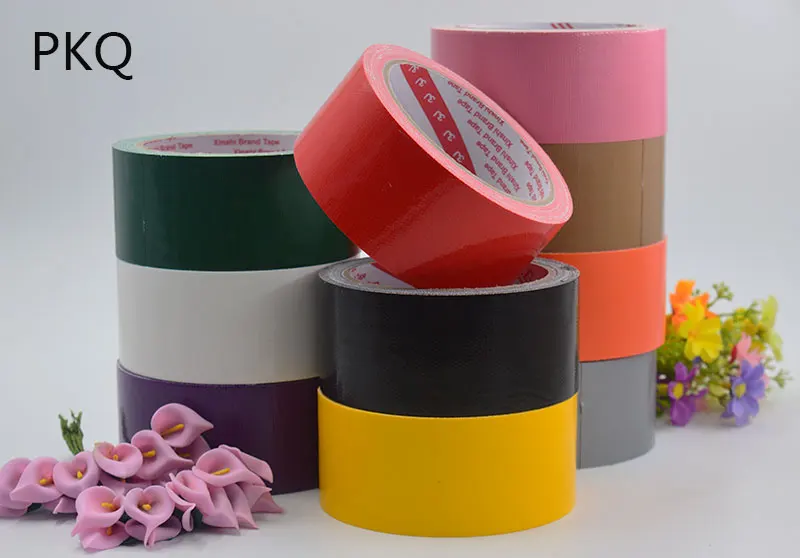 

10M/Roll Width 60mm Duct Tape Colorful Carpet Floor Waterproof Strong Plastic Decorative Tapes Red/Black/Blue/Brown/Green/White