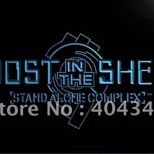 LC193-призрак в доспехах светодиодный неоновый Световой значок для домашнего декора