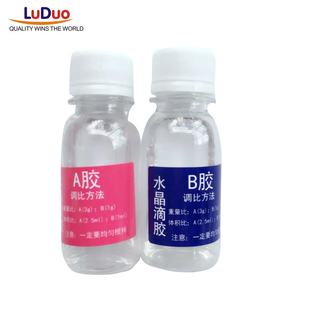 Clear epoxy doming resin 60gA20gB hard glue AB glue making craft epoxy