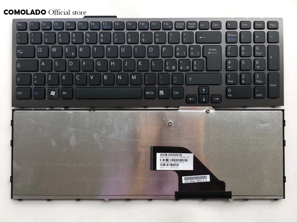 

IT Italian laptop keyboard For Sony Vaio VPC-F VPC-F119FC VPC-F11 F12 F13 with Frame Keyboard IT Layout