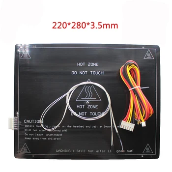 

200x280mm Larger Build Area Heated bed Heating aluminum plate for Tarantula TEVO 3D Printer