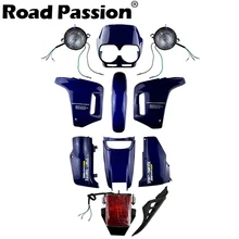 ABS Plastic Fairing Cowl Bodywork Kit Set for Honda NX250 AX-1 Sports Traverse Blue & Black New ABS Plastic Fairing Cowl Bodywork Kit Set for Honda NX250 AX-1 Sports Traverse Blue & Black New