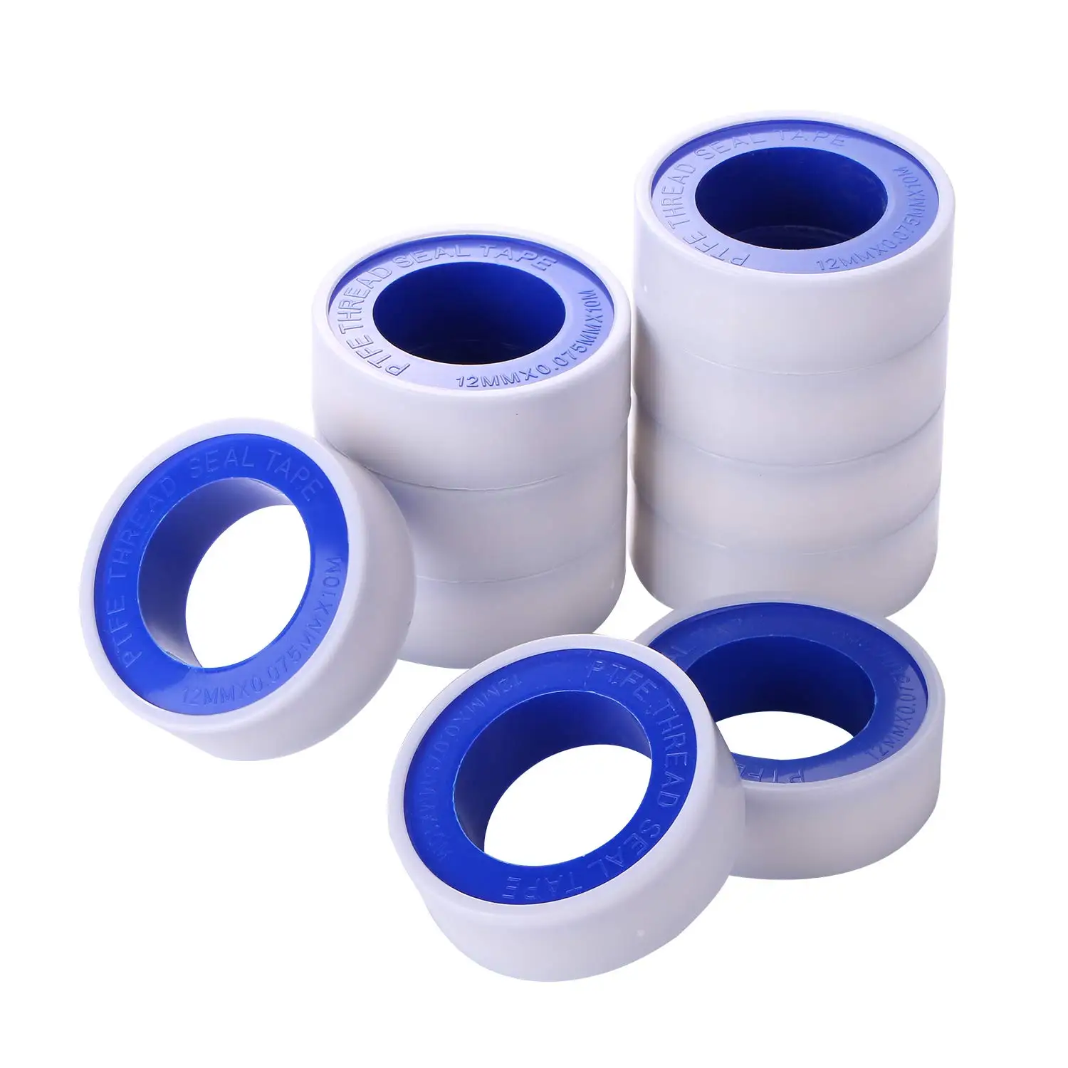 12 Roll PTFE Teflon Pipe Fitting Thread Seal Tape 1//2/" x 260/" for Plumbing