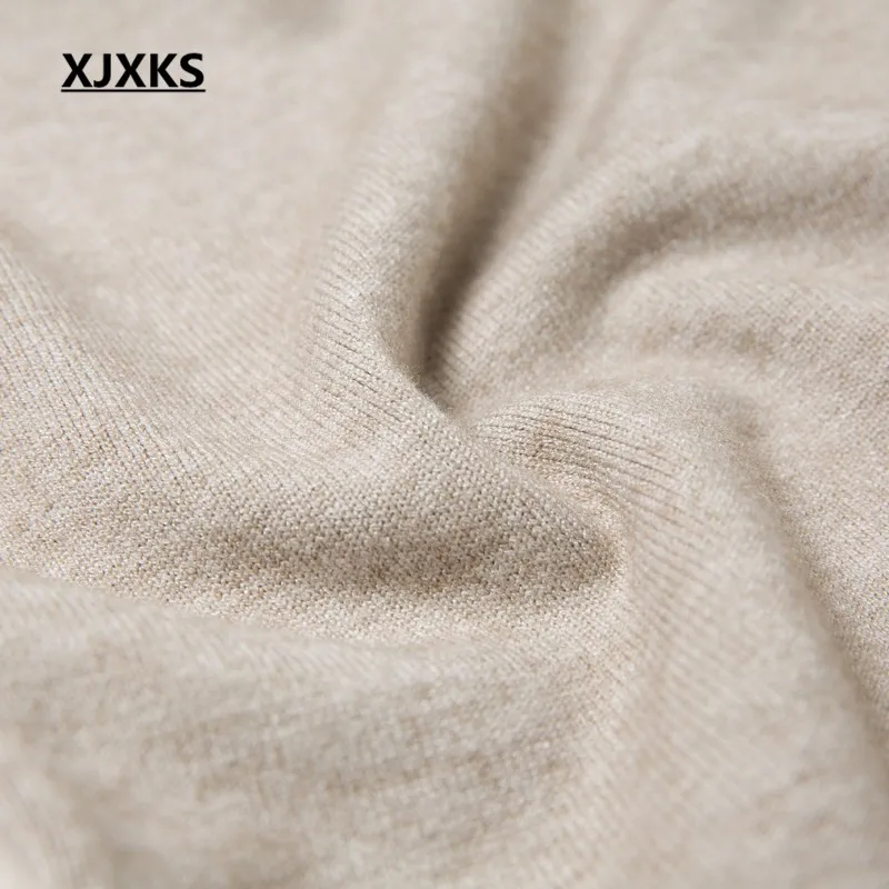 XJXKS 2018 new autumn clothing high elasticity women cardigans sweater coat wool blends knitted women's jumper