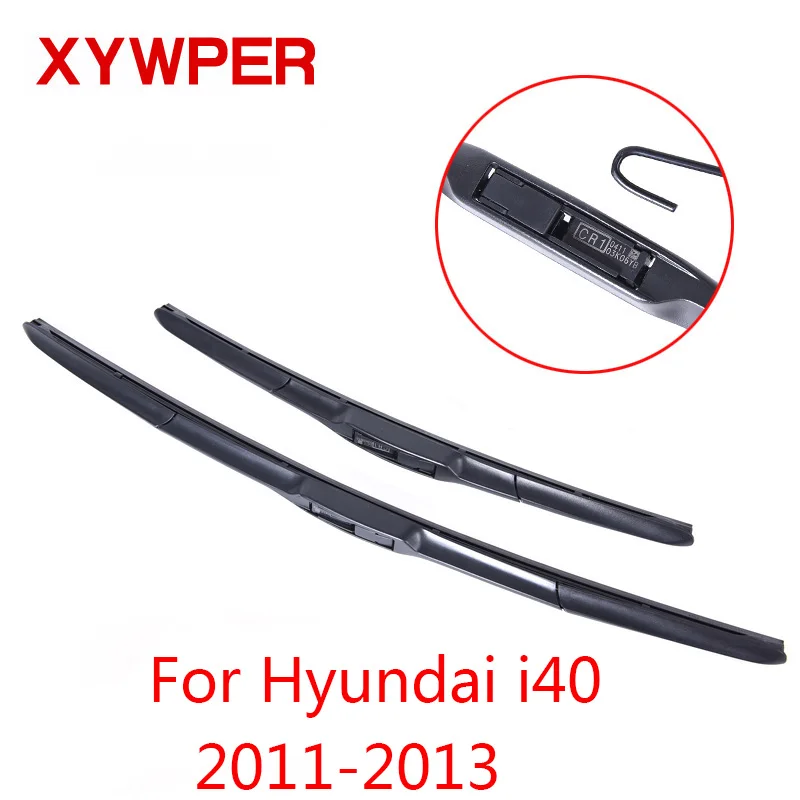 XYWPER Wiper Blades for Hyundai i40 2011 2012 2013 Car Accessories Soft Rubber Windshield Wipers | Автомобили и мотоциклы
