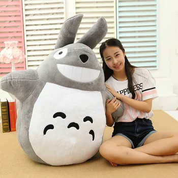 

new Totoro doll plush toy large anime Totoro toy cartoon cat pillow for children gift birthday gift 100cm 120cm 140cm