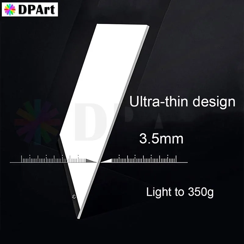 Online Tablero LED A4 mesa de copia ultradelgada 3,5mm pintura de diamante Universal Daimond cuadro tablero herramientas almohadilla de dibujo accesorio M514