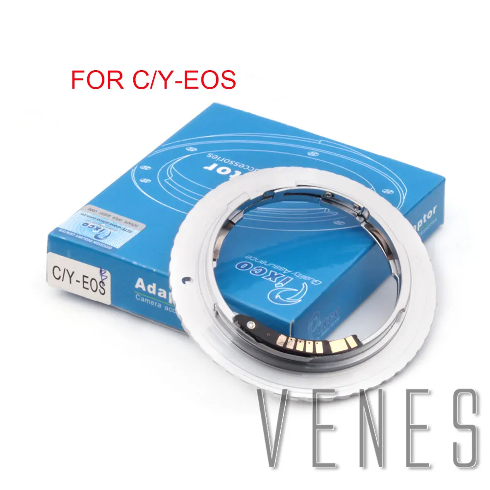 Venes For C/Y EOS Upgrade 3 го поколения AF Подтверждение адаптер Костюм для Contax Yashica CY Mount Lens to