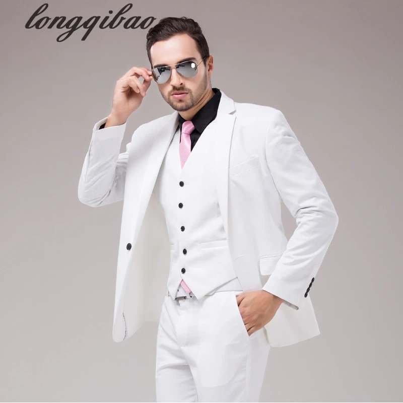 2017 Famous Brand Mens Suits Wedding Groom Plus Size 4XL 3 Pieces