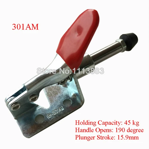

5PCS Holding Capacity 45KG 99LBS Pull Push Type Toggle Clamp 301AM