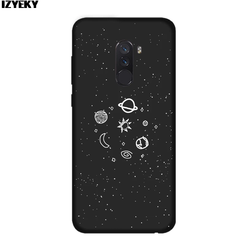 Case for Xiaomi POCOPHONE F1 Phone Back Cover Universe Planet Star Case for POCOPHONE F1 Cover Coque