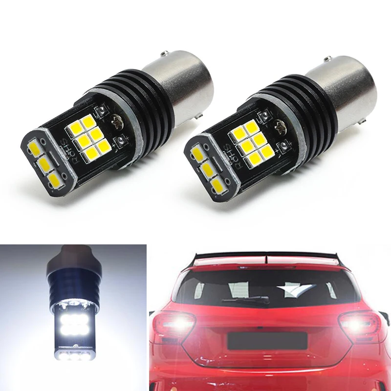 

2x High Power1156 P21W LED backup reverse light lamp For Mercedes Benz w204 C class 2007-2014