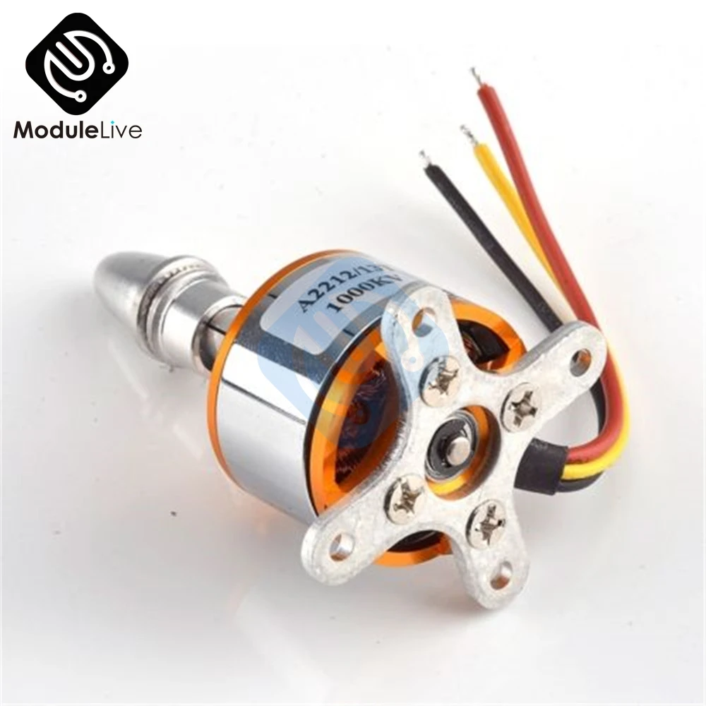 A2212 1000Kv бесщеточный двигатель Дрон Outrunner для самолета вертолет Квадрокоптер