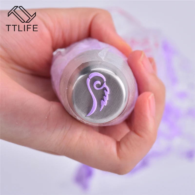 TTLIFE Крыло ангела DIY помадка насадка для пирожных из нержавеющей стали глазурь трубопровод сопло Валентина печенья шоколада украшения формы