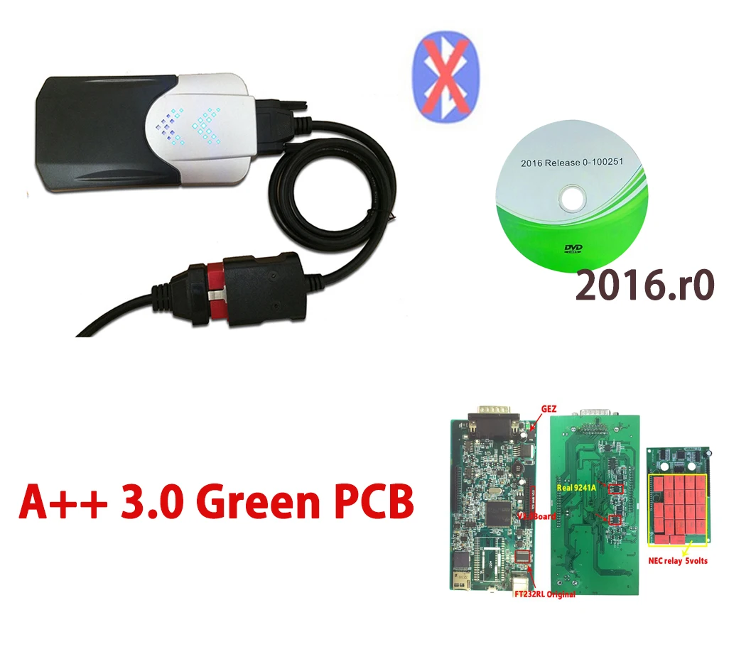 DHL 5 шт./лот VD TCS CDP PRO Plus bluetooth. r0 keygen vd ds150e cdp obd2 Автомобили грузовики для delphis OBDII диагностический инструмент - Цвет: no Bluetooth