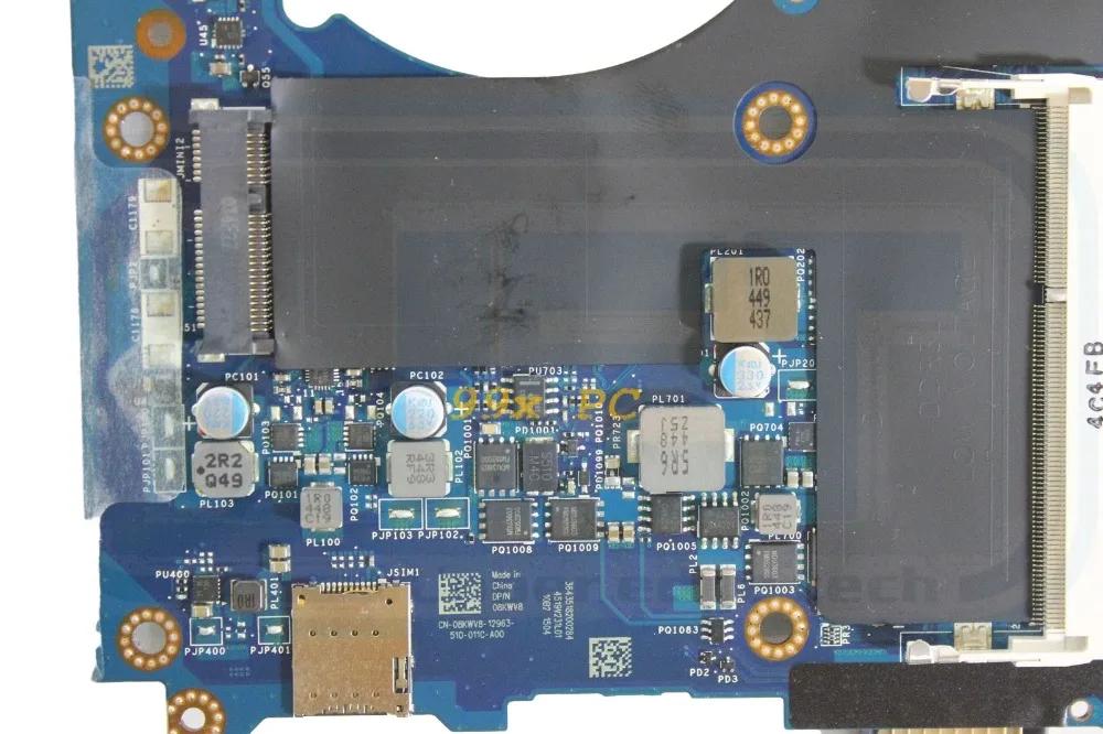 Ноутбук материнская плата для Dell Precision M4800 Материнская плата ноутбука 8KWV8 08KWV8 CN-08KWV8 VAQ10 LA-9772P DDR3L