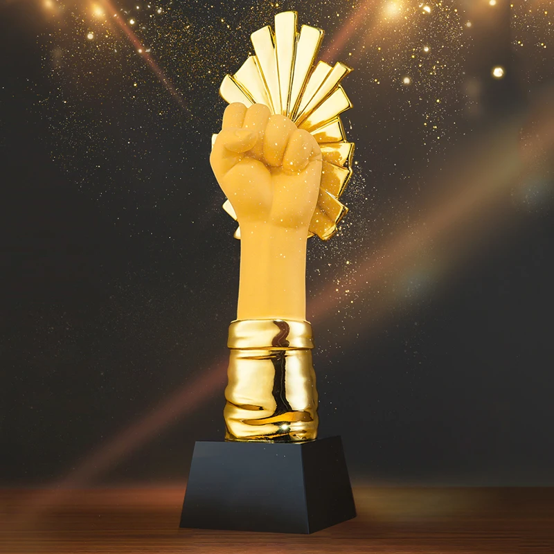 RTCS0053 New Customized Brave Heart Progressive Force Glory Passion Company Champion Gift Resin Metal Trophy Cup Award Souvenir | Спорт и