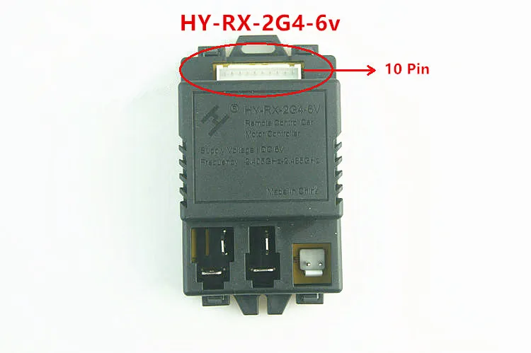 JR-RX-12V/6 V Детский Электрический автомобиль bluetooth пульт дистанционного управления и приемник, плавный пусковой контроллер JR-RX и HY-RX-2G4 - Цвет: HY-RX-2G4-6V