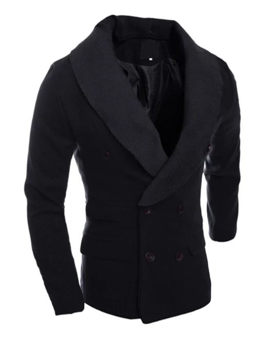 DQIYU Новый Тренч Для мужчин британский стиль двубортный тонкий трикотаж пальто Высокое качество карманы Для мужчин ветровка куртка