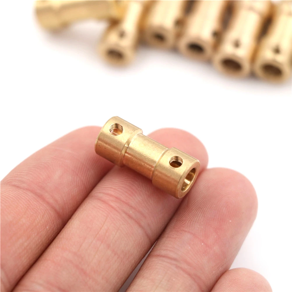 

New Brass Flexible Motor Shaft Coupling Coupler Motor Transmission Connector Drive Shaft 2mm 5 Connector Boat Rc C22