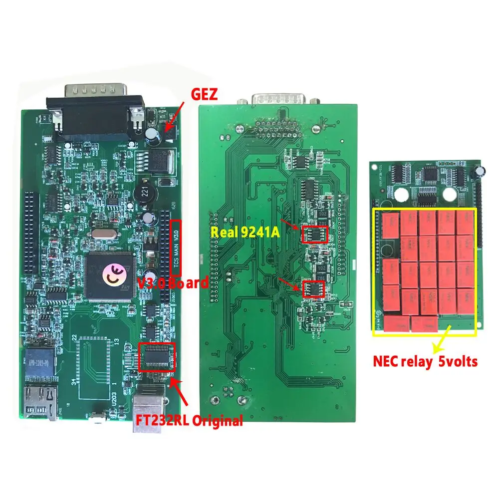 201503/2016R0 адаптер для V3.0 PCB CDP Pro авто диагностический Интерфейс инструмент для delphis VD ds150e CDP Полный набор для autocome CDP