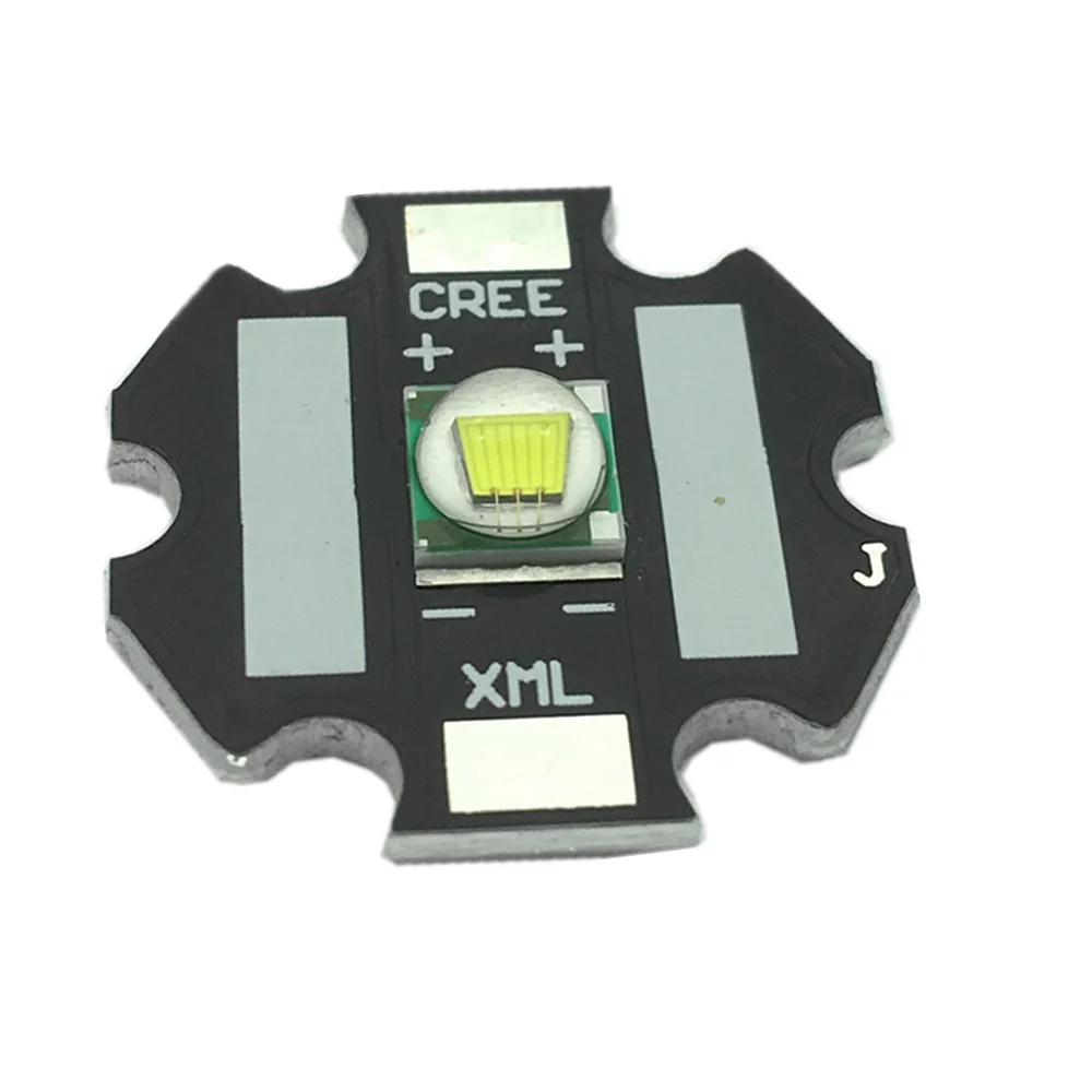 Cree XM L T6 10 Вт Холодный белый 6500k светодиодный светильник + L2 DC 3 7 В 2 5a XML драйвер