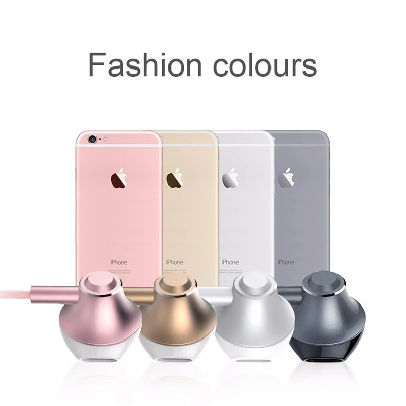 Langsdom Metal Earbuds Headphones with Mic 3.5MM Wired Stereo Headset Hifi In Ear Earphones for Phone Xiaomi Samsung Huawei